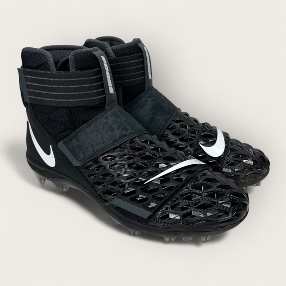 Nike Force Savage Elite 2 Mens Size 14 Football Cleats Black AH3999-001 Lineman - Picture 1 of 16
